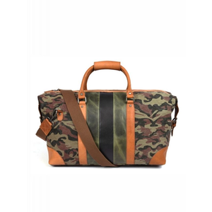 Durham Camouflage Travel Bag - Camo Green Front