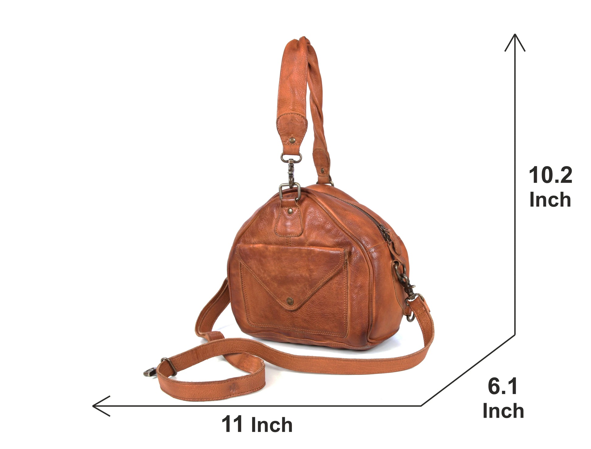 Wanderer convertible Handbag dimensions