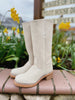 Frye Campus Leather Boot - Haka Floral Ivory 2