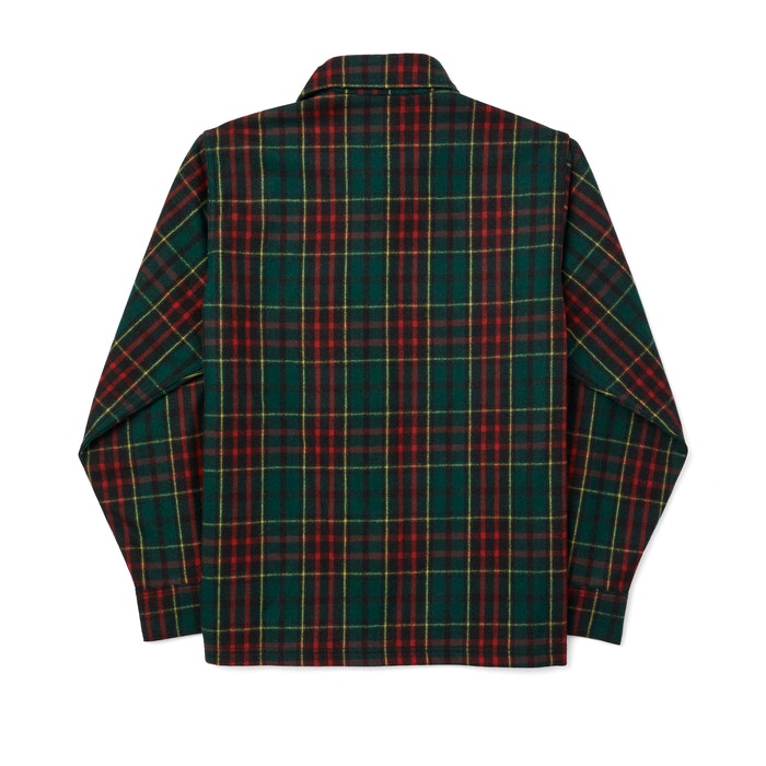 Filson Plaid Jac  Over Shirt - Black/Green/Gold/Red back