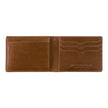 Johnston & Murphy Slim Wallet Antique Brown Leather open