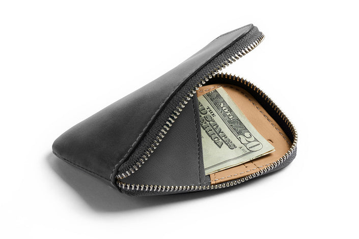 Bellroy Card Pocket | Charcoal open