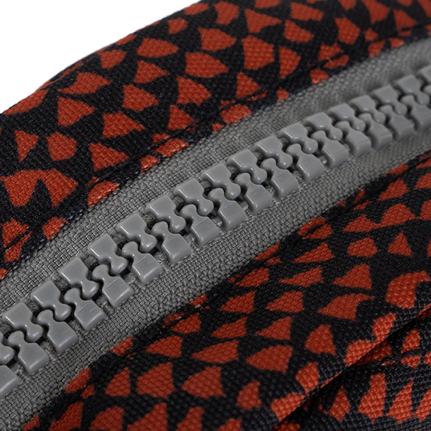 Paddington B (Recycled Canvas) Crossbody Bag Small | Ginger Snake zipper upclose detail