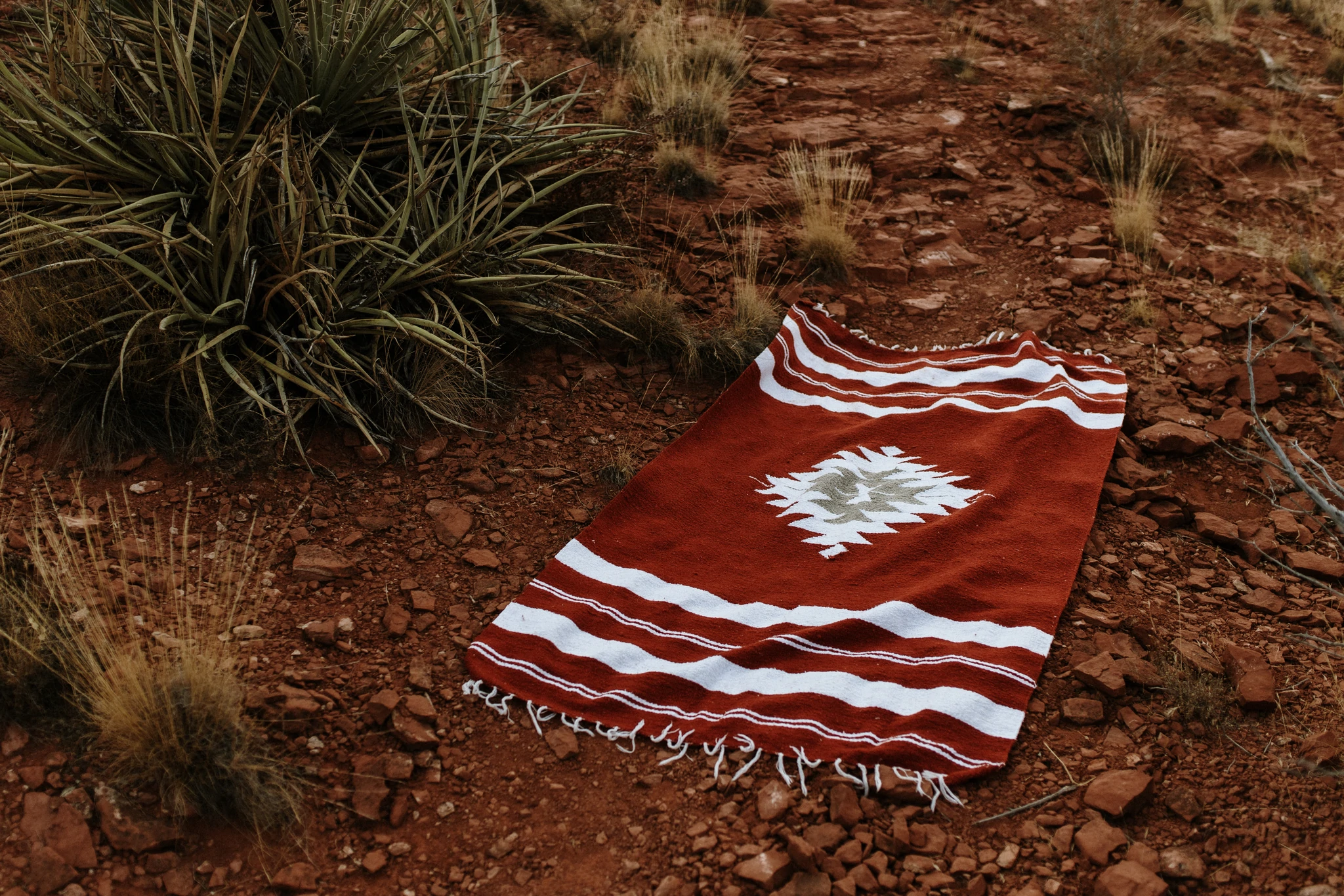 Tribe & True Kaleidoscope Diamond Blanket - Sedona  Layout