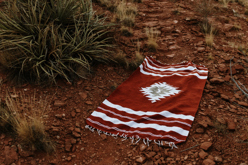 Tribe & True Kaleidoscope Diamond Blanket - Sedona  Layout