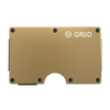 The Minimalist Grid Wallet - Antimicrobial Copper front