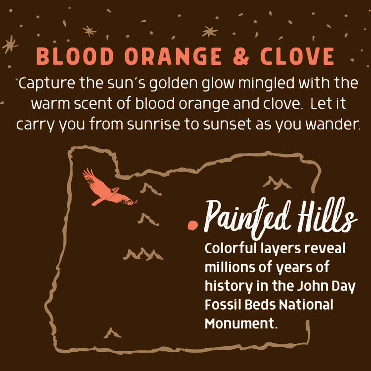 Wild For Oregon Painted Hills Blood Orange & Clove Bar Soap back