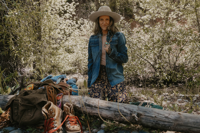 Driftwood X Rachelle M. Denim Exclusive - model 2