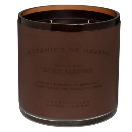 Botanico de Havana Letter Press Candle 3 wick 