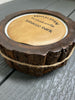 Himalayan Tree Bark Pot Candle - Medium - Tobacco Bark side