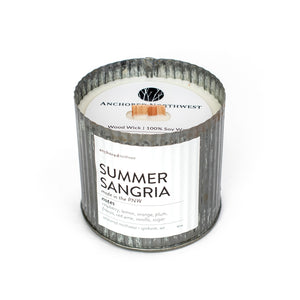 Rustic Farmhouse Soy Candle - Summer Sangria front