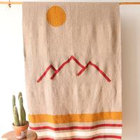 Tribe & True California Blanket - Mountainside Natural front