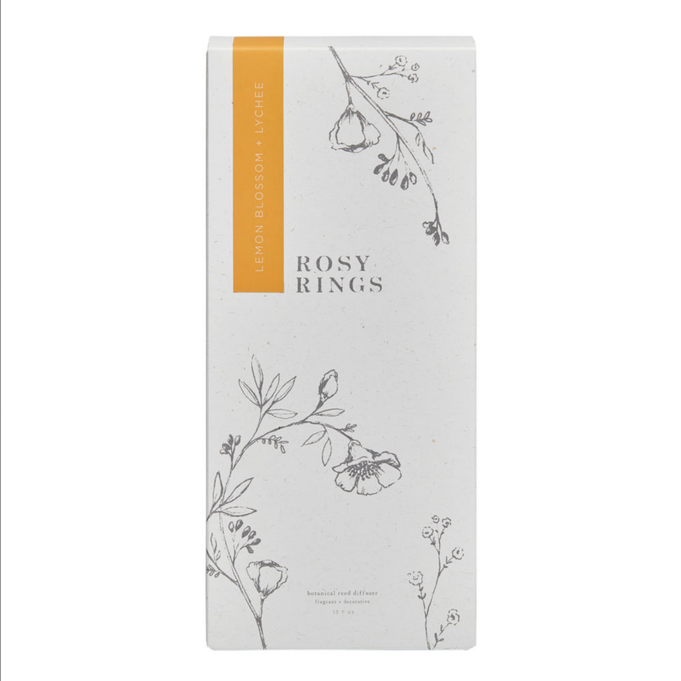 Rosy Rings Botanical Diffuser- Lemon Blossom & Lychee - Last 6-9 Months box