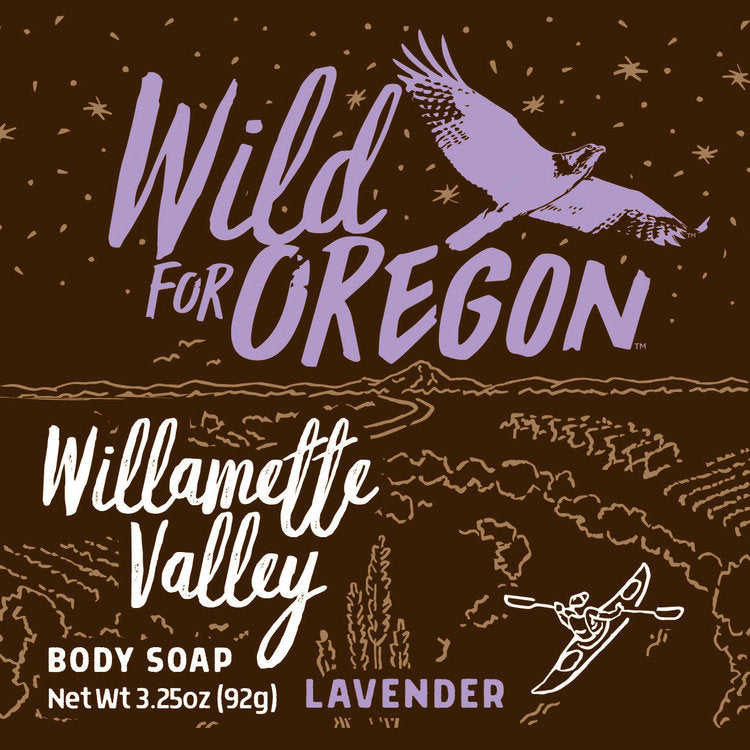 Wild For Oregon Willamette Valley Lavender Bar Soap front