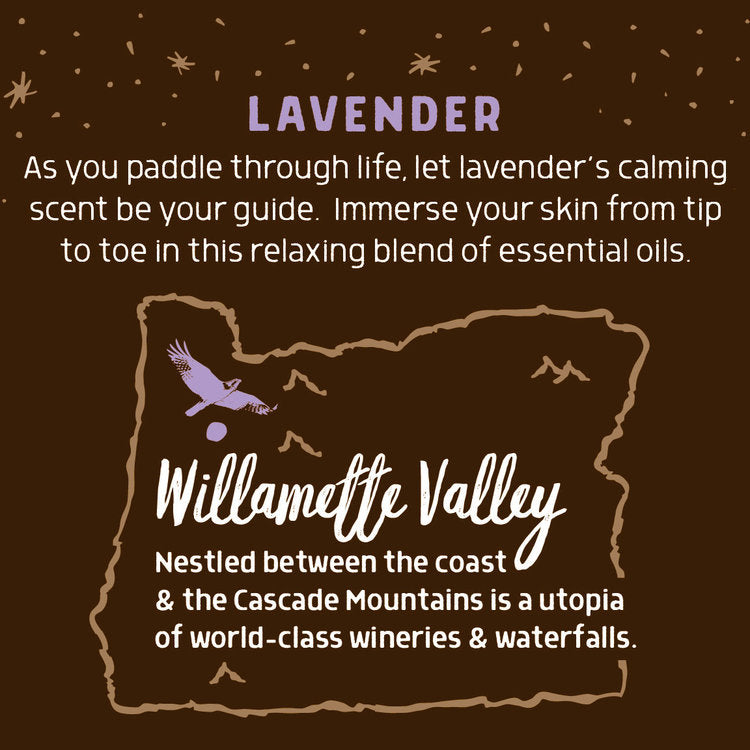 Wild For Oregon Willamette Valley Lavender Bar Soap back