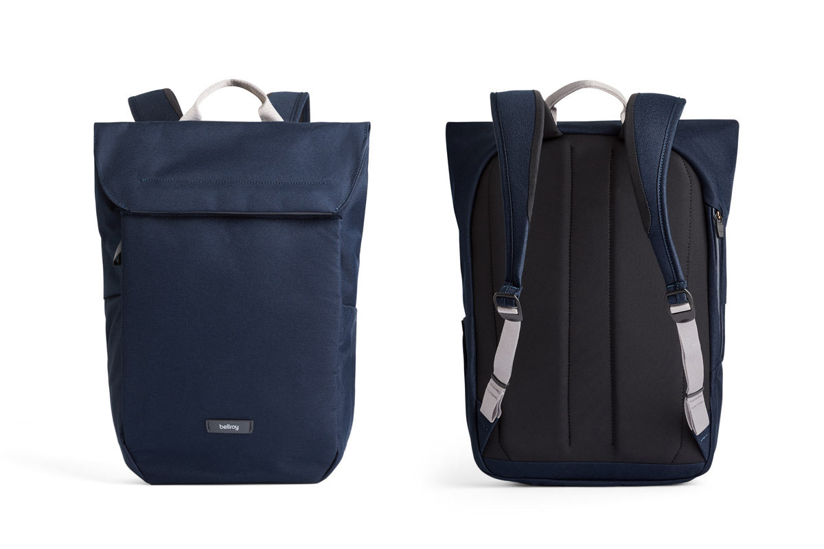 Melbourne Backpack - Navy front and back
