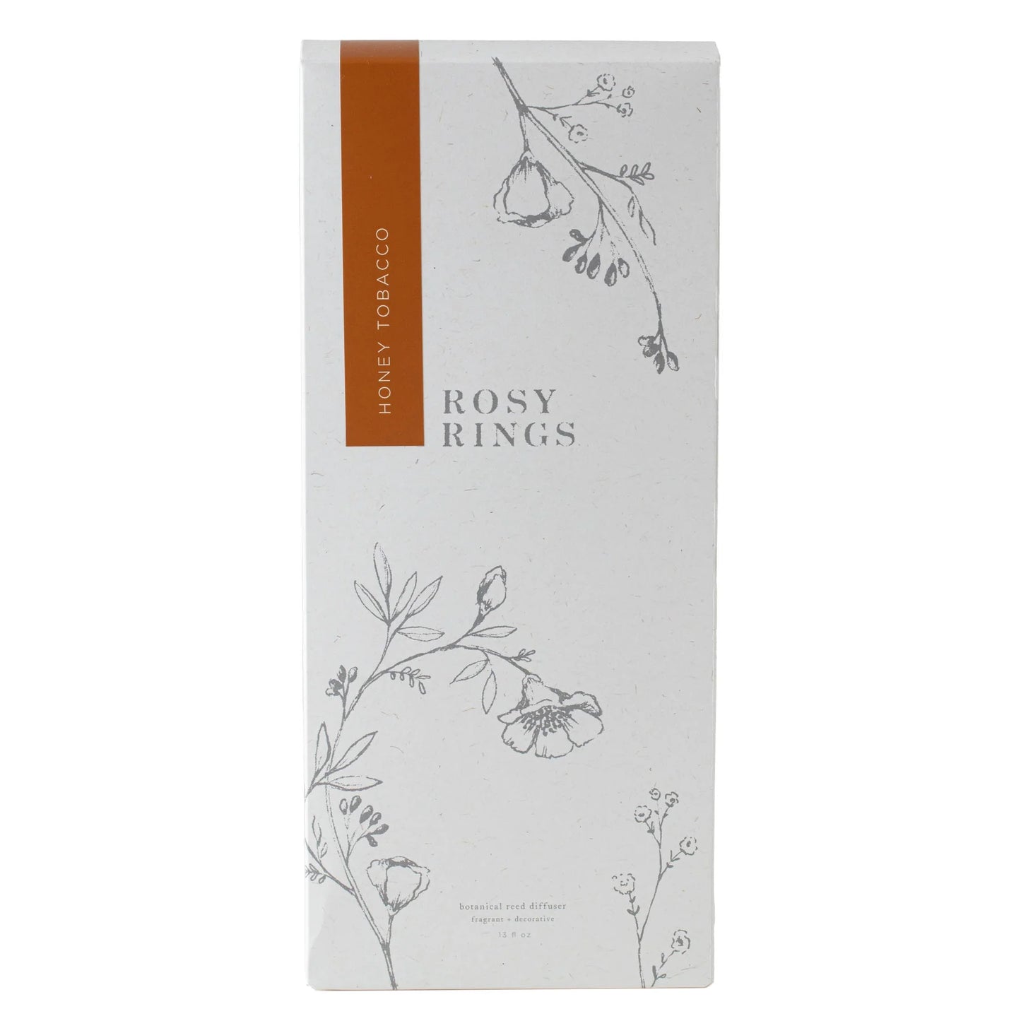 Rosy Rings Botanical Diffuser - Honey Tobacco - Last 6-9 Months packaging