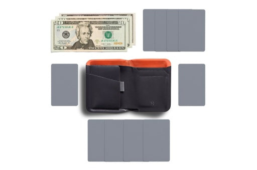 Apex Note Sleeve Magnetic Wallet - Onyx dollar