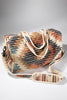 Boho Ethnic Print Duffel Bag | Desert Rose front