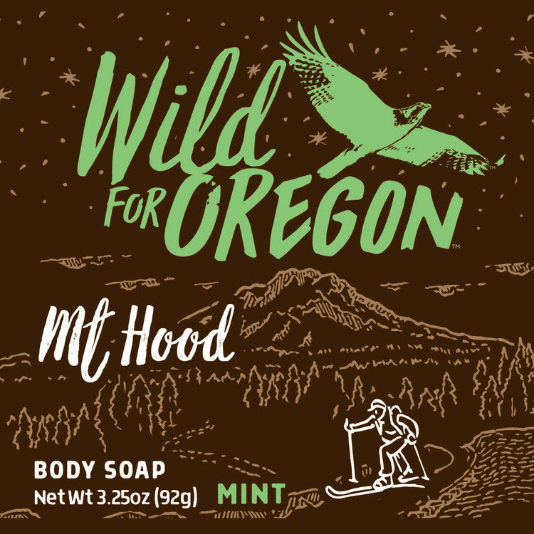 Wild For Oregon Mt. Hood Mint Bar Soap front