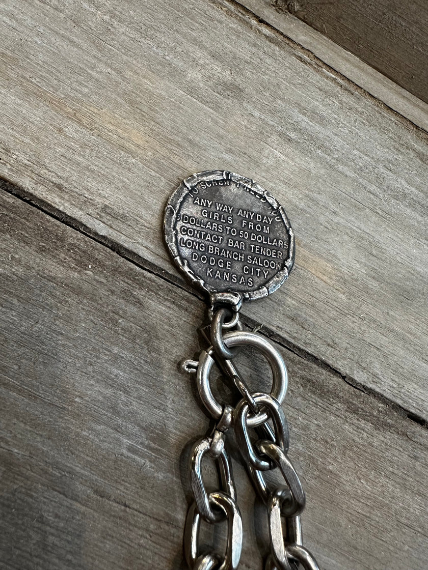 Paula Carvalho Whiskey Coin Necklace back detail