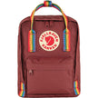 Fjallraven Kanken Rainbow Mini Backpack - Ox Red Rainbow