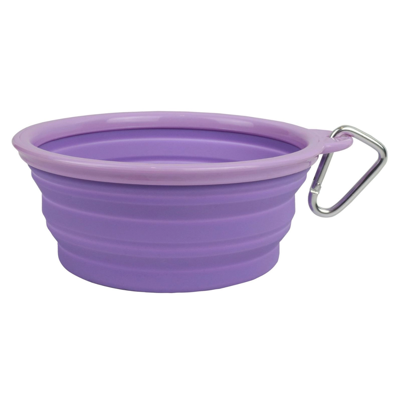 Prima Large Pet Collapsible Travel Dog Bowl - Purple