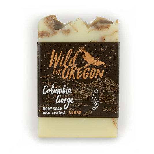 Wild For Oregon Columbia Gorge Cedar Bar Soap front