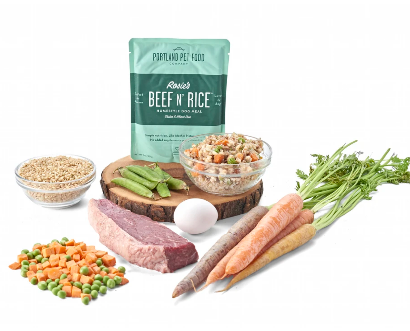 Rosies Beef N' Rice Homestyle Dog Meal promo