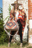 Boho Ethnic Print Duffel Bag | Desert Rose