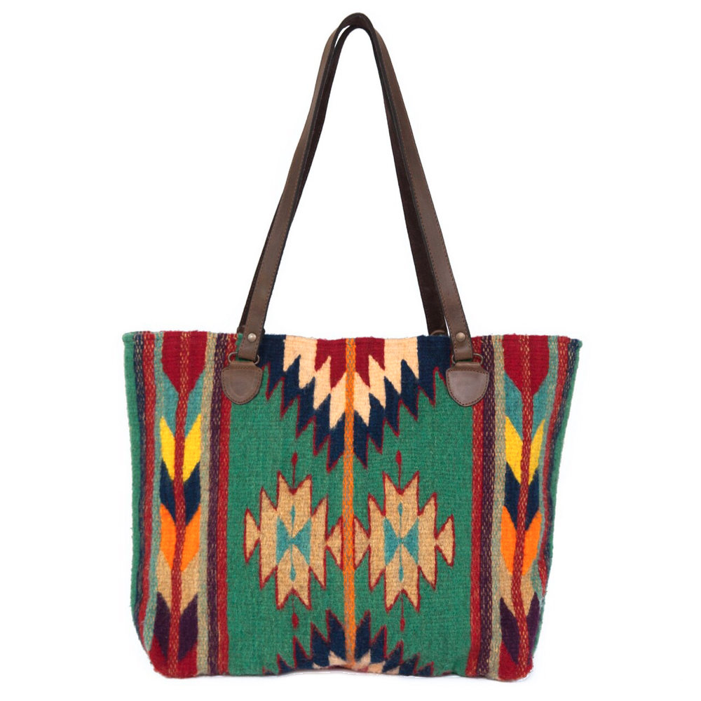 MZ Bags - Two Worlds Wool Tote - Multi Colored front