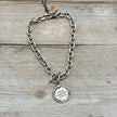 Paula Carvalho Whiskey Coin Necklace front