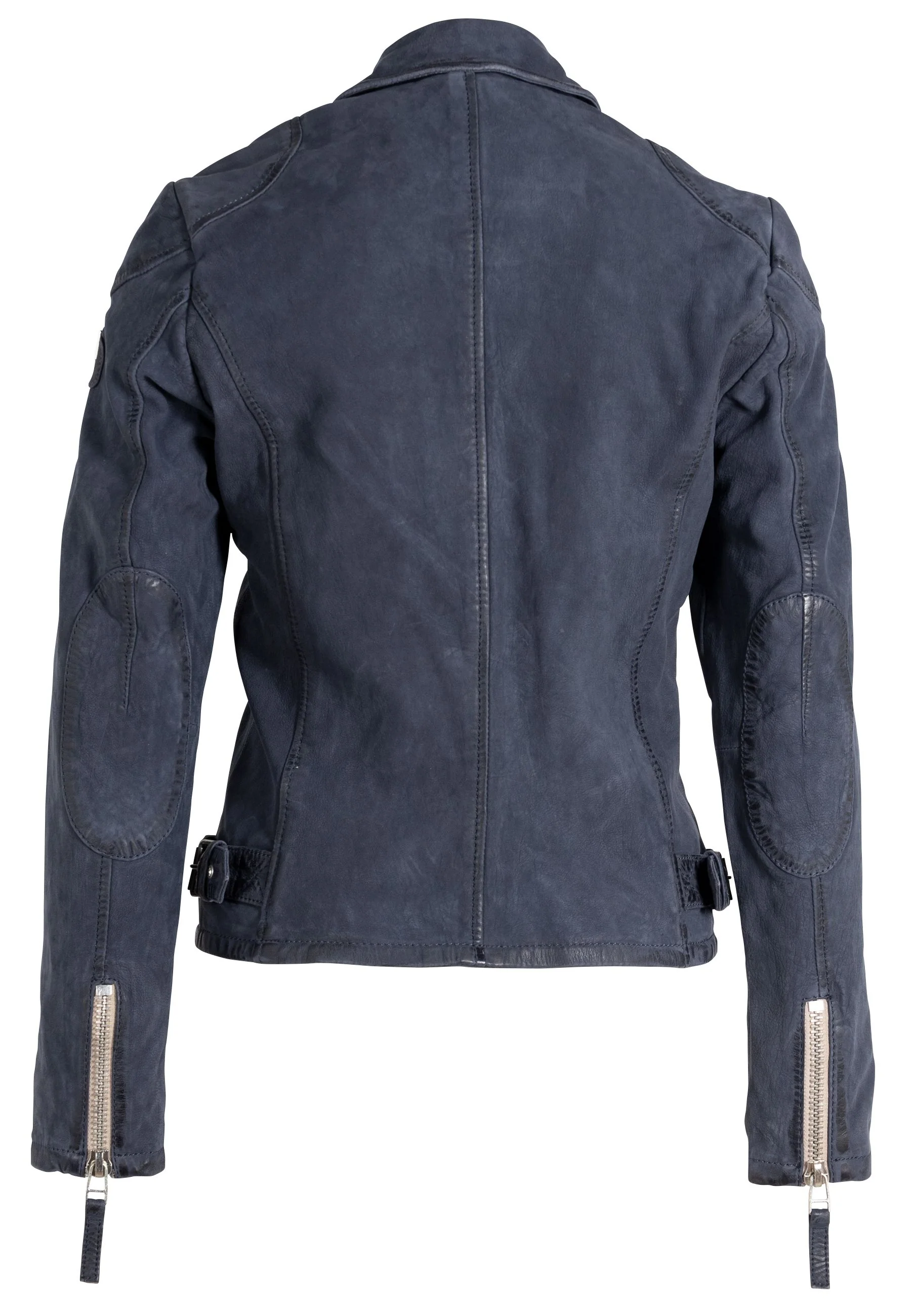 Karyn Women's Leather Jacket | Navy back detail