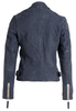 Karyn Women's Leather Jacket | Navy back detail