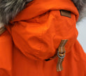 Wanakome Men's Icarus Parka | Orange hood