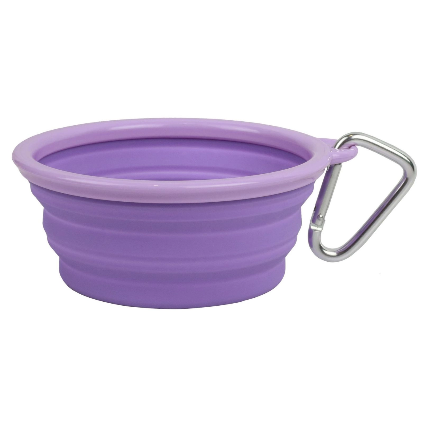 Prima Small Pet Collapsible Travel Dog Bowl - Purple