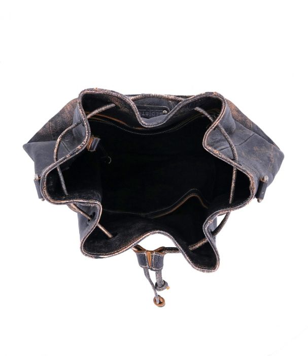 Bed|Stu Eve Round Cross Body - Black Lux open