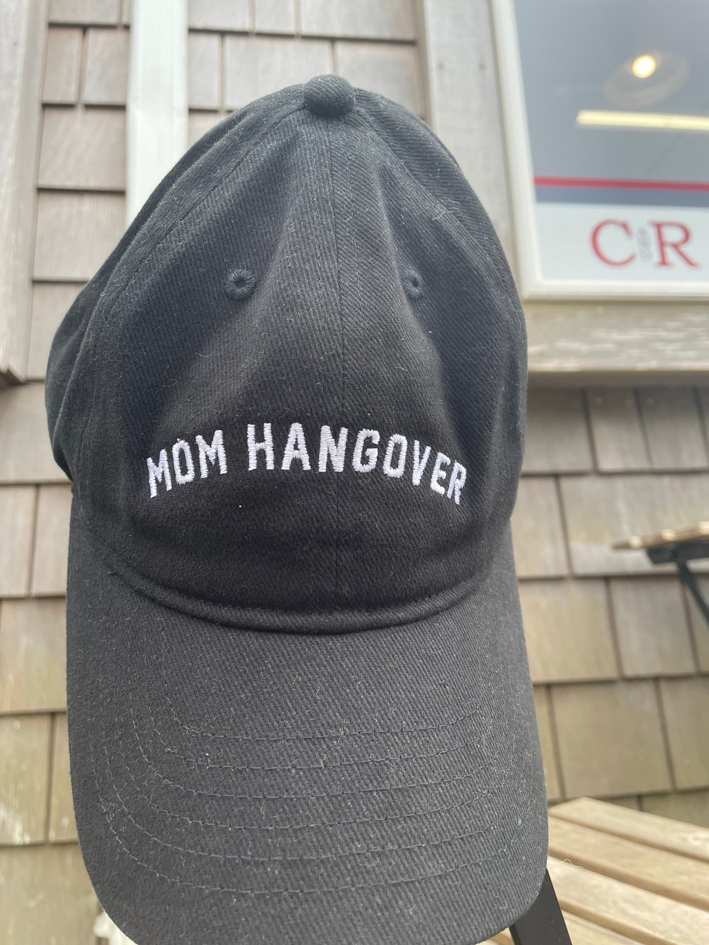 Mom Hangover Baseball Hat outside